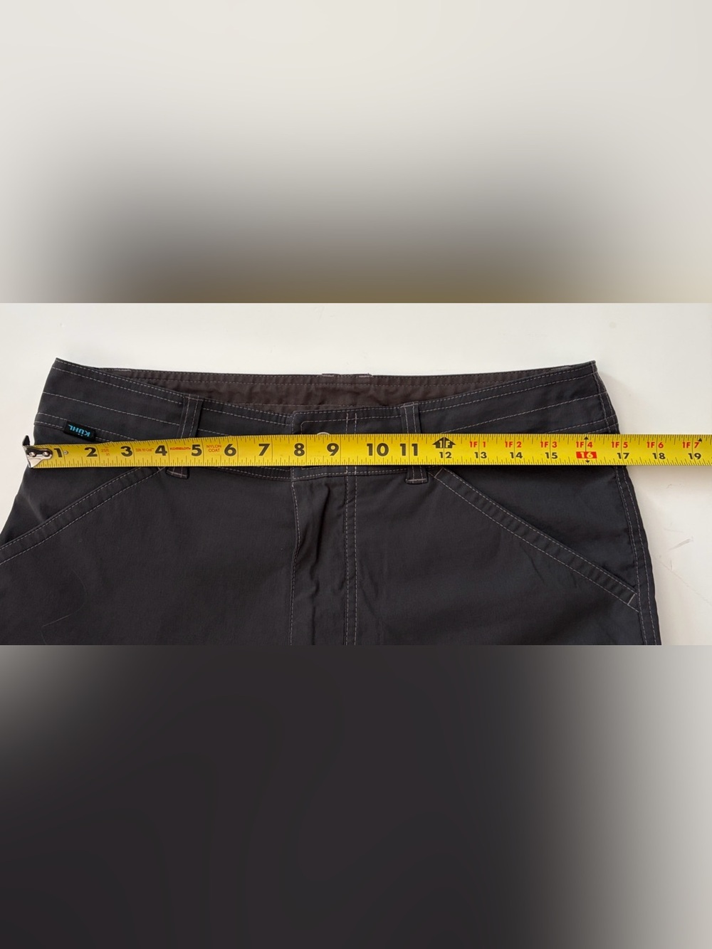 Kuhl Men’s Shorts Renegade Hiking Shorts Carbon Color 11" Inseam size 32 - Picture 14 of 16